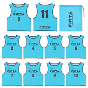 FINTA Bibs, 10-Piece Set, Numbered, Sublimated Print, Soccer Wear, Futsal Vest, Adult Size, FT3525 ◎