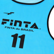FINTA Bibs, 10-Piece Set, Numbered, Sublimated Print, Soccer Wear, Futsal Vest, Adult Size, FT3525 ◎
