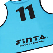 FINTA Bibs, 10-Piece Set, Numbered, Sublimated Print, Soccer Wear, Futsal Vest, Adult Size, FT3525 ◎
