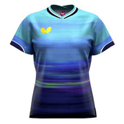 Butterfly Table Tennis Women's Uniform Short-Sleeve Shirt Top Infilia 2 JTTA Butterfly Apparel Women's 47849