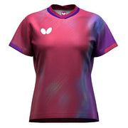 Butterfly Table Tennis Women's Uniform Short-Sleeve Shirt Top Infilia JTTA Butterfly Apparel Women's 47239