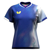 Butterfly Table Tennis Women's Uniform Short-Sleeve Shirt Top Infilia JTTA Butterfly Apparel Women's 47239
