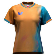 Butterfly Table Tennis Women's Uniform Short-Sleeve Shirt Top Infilia JTTA Butterfly Apparel Women's 47239
