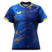 Butterfly Table Tennis Women's Uniform Short-Sleeve Shirt Top Elistar 12 JTTA Butterfly Apparel Women's 47149