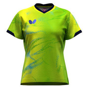 Butterfly Table Tennis Women's Uniform Short-Sleeve Shirt Top Elistar 12 JTTA Butterfly Apparel Women's 47149