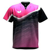 Butterfly Table Tennis Uniform Short-Sleeve Shirt Top, Lowry JTTA, Butterfly Apparel, Unisex, 47150
