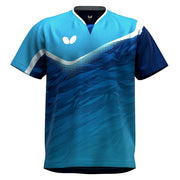 Butterfly Table Tennis Uniform Short-Sleeve Shirt Top, Lowry JTTA, Butterfly Apparel, Unisex, 47150