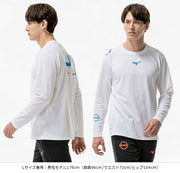 ● Mizuno NXT Long-Sleeve T-Shirt, Sportswear, 32JAD745 ◎