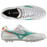 Immediate shipping! Mizuno Morelia 2 JAPAN AG Short Tongue Cross Stitch Soccer Cleats for Artificial Turf (P1GA260335) ◎