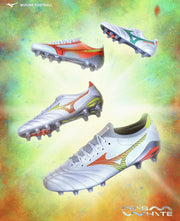 Immediate shipping! Mizuno Morelia 2 JAPAN AG Short Tongue Cross Stitch Soccer Cleats for Artificial Turf (P1GA260335) ◎