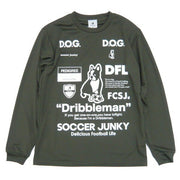 Soccer Junky T-shirt Plastic Shirt Plastic T Long Sleeve Top Dribbleman Soccer Junky Futsal Soccer Wear