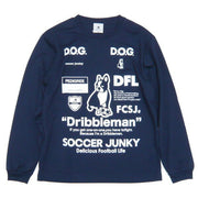 Soccer Junky T-shirt Plastic Shirt Plastic T Long Sleeve Top Dribbleman Soccer Junky Futsal Soccer Wear