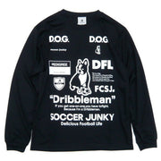 Soccer Junky T-shirt Plastic Shirt Plastic T Long Sleeve Top Dribbleman Soccer Junky Futsal Soccer Wear