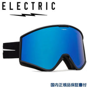 Electric Goggles KLEVELAND Matte Black Blue Chrome Snowboard 22/23 ELECTRIC Cleveland