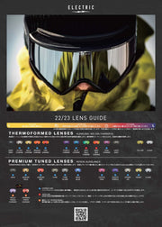 Electric Goggles KLEVELAND Matte Speckled Black Fire Chrome Snowboard 22/23 ELECTRIC Cleveland