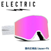 Electric Goggles KLEVELAND MATTE WHITE NURON Pink Chrome Snowboard 23/24 ELECTRIC Cleveland