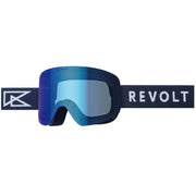 REVOLT Goggles FRAMELESS-2 Frameless 2 NAVY/NAVY Blue Mirror / Clear PHO 2022/23 Snowboard