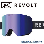 REVOLT Goggles FRAMELESS Frameless BLACK/BLACK Purple Mirror / Gray 2022/23 Snowboarding