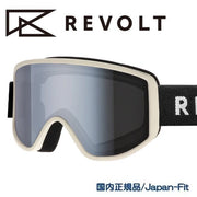 REVOLT Goggles FLAT LIGHT FLAME Bone White Light Gray / Clear PHO 2023/24 Snowboarding