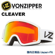 VONZIPPER Goggles Snowboard CLEAVER WHITE GLOSS WILDLIFE FIRE CHROME 22/23