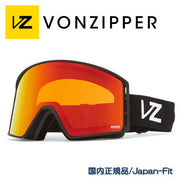 VONZIPPER Goggles Snowboard MACH VFS BLACK SATIN Cat.2 Fire Chrome 23/24
