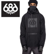 686 Snowboard Parka Waterproof HOODY Black 22/23 Boardwear Six Eight Six Rokuhachiroku Hoodie Jacket