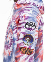 686 Snowboard Parka BONDED FLEECE PULLOVER HOODY Grateful Dead Tie Dye 22/23 Boardwear Six Eight Six Rokuhachiroku Hoodie Jacket