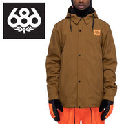 686 Snowboarding Wear Waterproof COACH Jacket Breen 22/23 Six Eight Six Rokuhachi Roku Coach Jacket