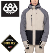 686 Snowboarding Wear GORE-TEX CORE SHELL Jacket Rhino Gray Colorblock 22/23 Six Eight Six Rokuhachi Roku Jacket Gore-Tex Waterproof