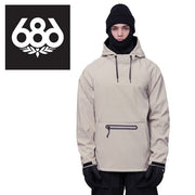 686 Snowboard Wear WATERPROOF HOODY Putty 23/24 Six Eight Six Rokuhachi Roku Jacket Parka