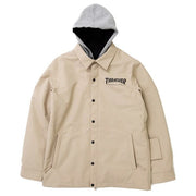 Double A AA Snowboard Wear COACH Jacket GONZ Beige 22-23 Coach Jacket