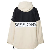 SESSIONS Snowboard Wear CHAOS PULLOVER Jacket Beige / Black Jacket 22/23 Men's