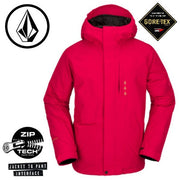 Volcom VOLCOM Snowboard Wear DUA GORE-TEX Jacket RED Gore-Tex Jacket 22/23 Men's