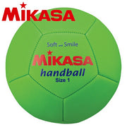 MIKASA Smile Handball, Size 1 Sponge Ball, for Kids, STPEH1-LG