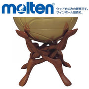 Molten Ball Stand Ball Holder Snake Wood Souvenir Volleyball Molten Farewell Item Gift