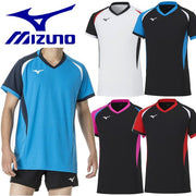 MIZUNO Volleyball Uniform Game Shirt Short Sleeve Top Volleyball Wear Unisex Junior