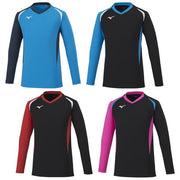 MIZUNO Volleyball Uniform Game Shirt Long Sleeve Top Volleyball Wear Unisex Junior