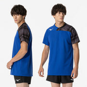 MIZUNO Volleyball Uniform Game Shirt Short Sleeve Top Volleyball Wear Unisex Junior V2MAB111