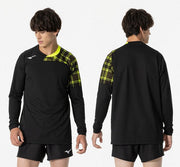 MIZUNO Volleyball Uniform Game Shirt Long Sleeve Top Volleyball Wear Unisex Junior V2MAB121