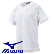 Mizuno baseball uniform shirt top semi-half button MIZUNO wear