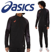 ASICS piste windbreaker top and bottom set half zip asics soccer futsal wear