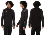 ASICS piste windbreaker top and bottom set half zip asics soccer futsal wear