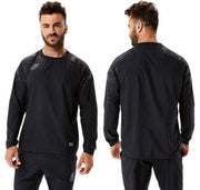 Asics piste water repellent windbreaker top and bottom set asics soccer futsal wear