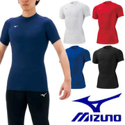 Mizuno Inner Under Short Sleeve Round Neck Bio Gear Inner Shirt Top MIZUNO 32MA1152