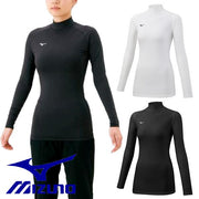 Mizuno Women's Inner Under Long Sleeve Bio Gear High Neck Inner Shirt Top MIZUNO 32MA1350