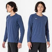 MIZUNO sportswear men's T-shirt plastic shirt long sleeves