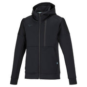 MIZUNO Sweat Hoodie, Stretch Full Zip Top, Unisex, Men's