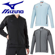 MIZUNO Sweat Jacket, Stretch Full Zip Top, Unisex, Men's