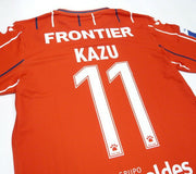 Replica shirt uniform Kazu KAZU No. 11 UD Oliveirense home 22/23 Kelme KELEME soccer uniform short sleeve Portugal