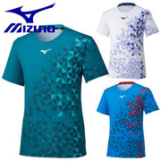 Mizuno Game Shirt Uniform Short Sleeve Top MIZUNO Tennis Soft Tennis Badminton Wear